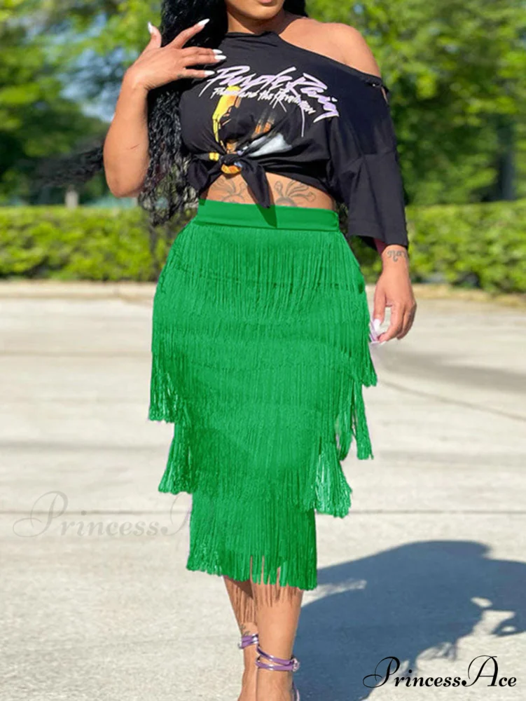 High Waisted Graceful Clashing Star Jeans - Image 6