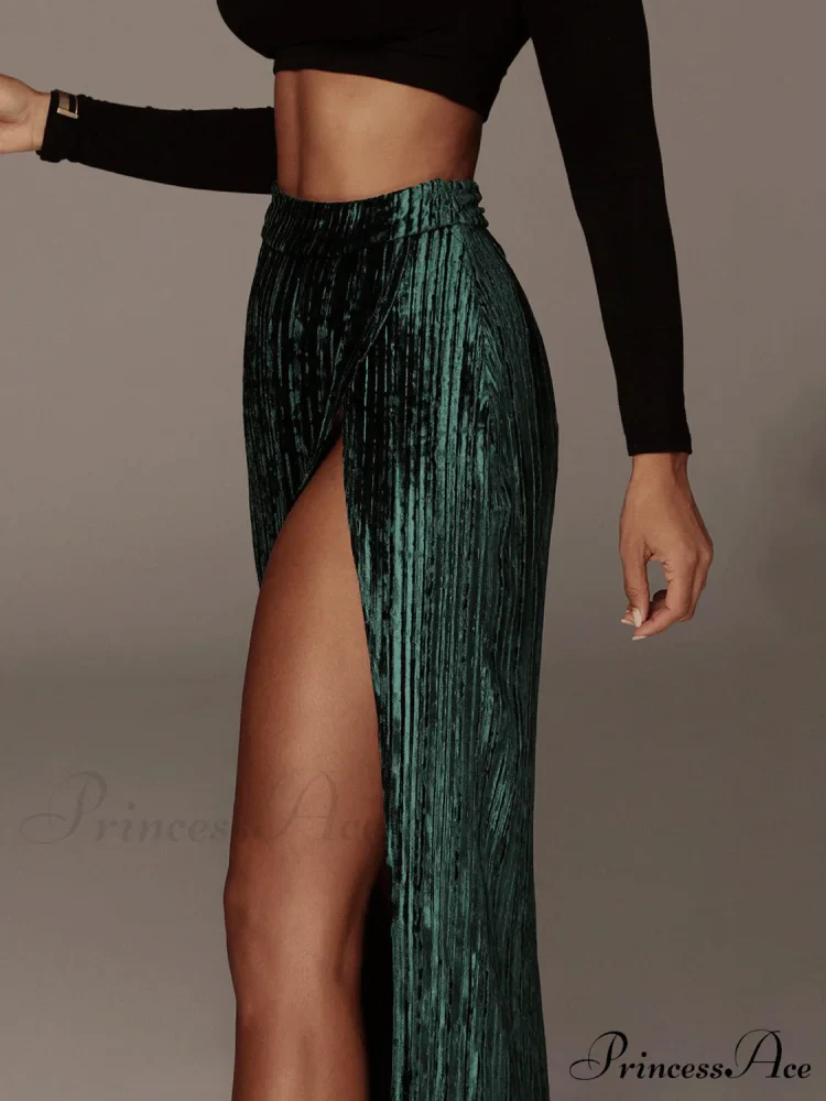 High Waisted Graceful Wide Leg Pants - Image 11
