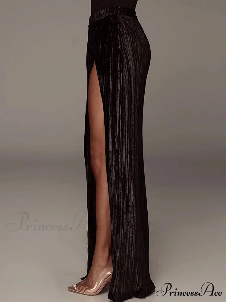 High Waisted Graceful Wide Leg Pants - Image 14