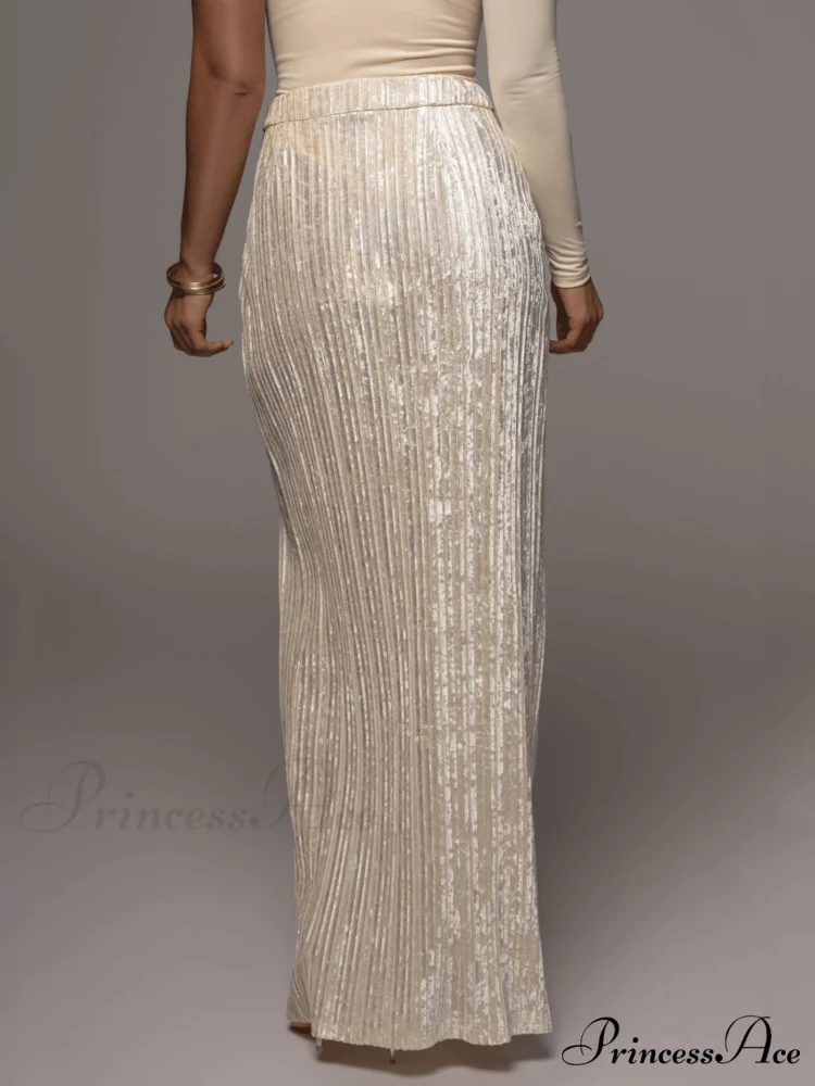 High Waisted Graceful Wide Leg Pants - Image 7