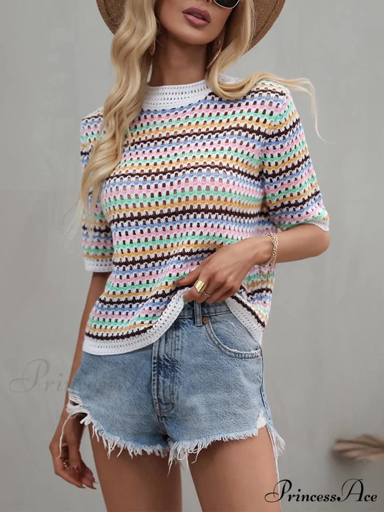 Hollow Out Knitted Trendy Crochet Tank Top - Image 11