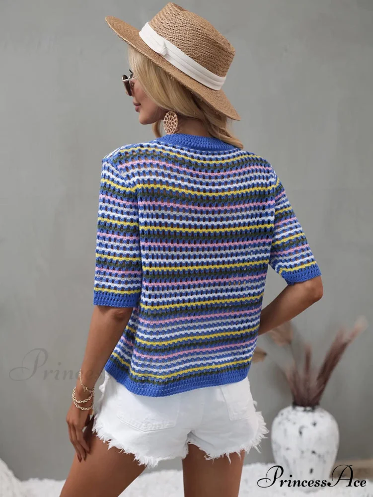 Hollow Out Knitted Trendy Crochet Tank Top - Image 3