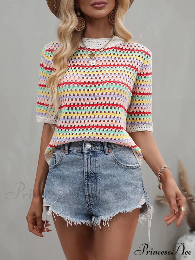 Hollow Out Knitted Trendy Crochet Tank Top - Image 4