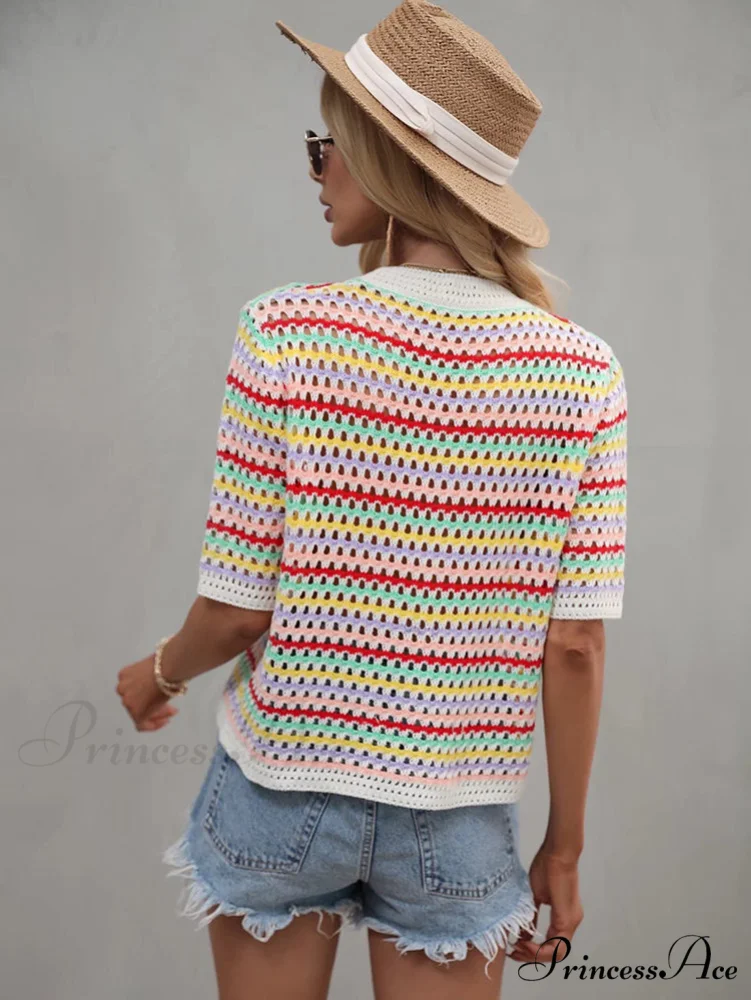 Hollow Out Knitted Trendy Crochet Tank Top - Image 5