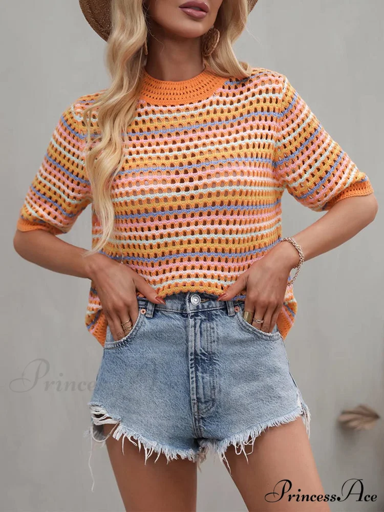 Hollow Out Knitted Trendy Crochet Tank Top - Image 9