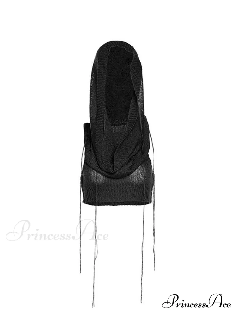 Hooded Cold Graceful Shoulder Mini Dress - Image 3