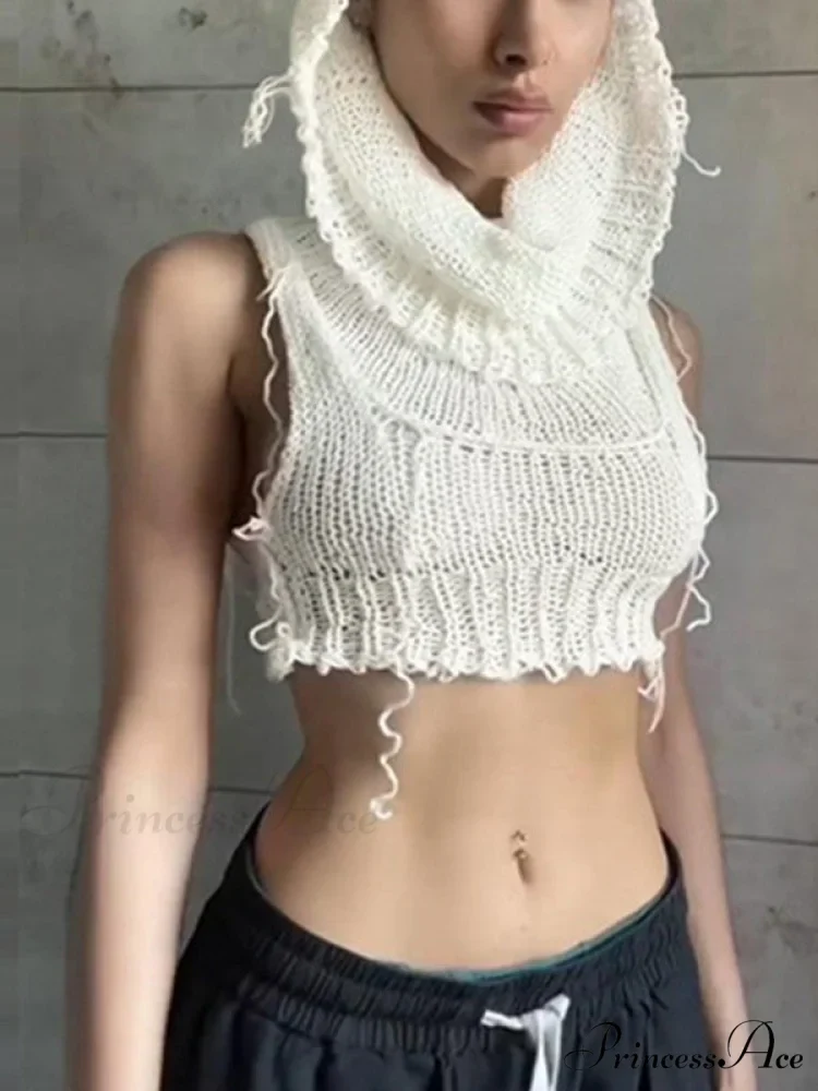 Hooded Cold Graceful Shoulder Mini Dress - Image 8