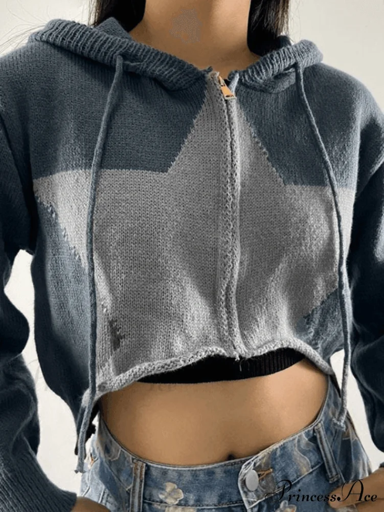Hooded Solid Color Trendy Casual Sweatshirt Dress - Image 5