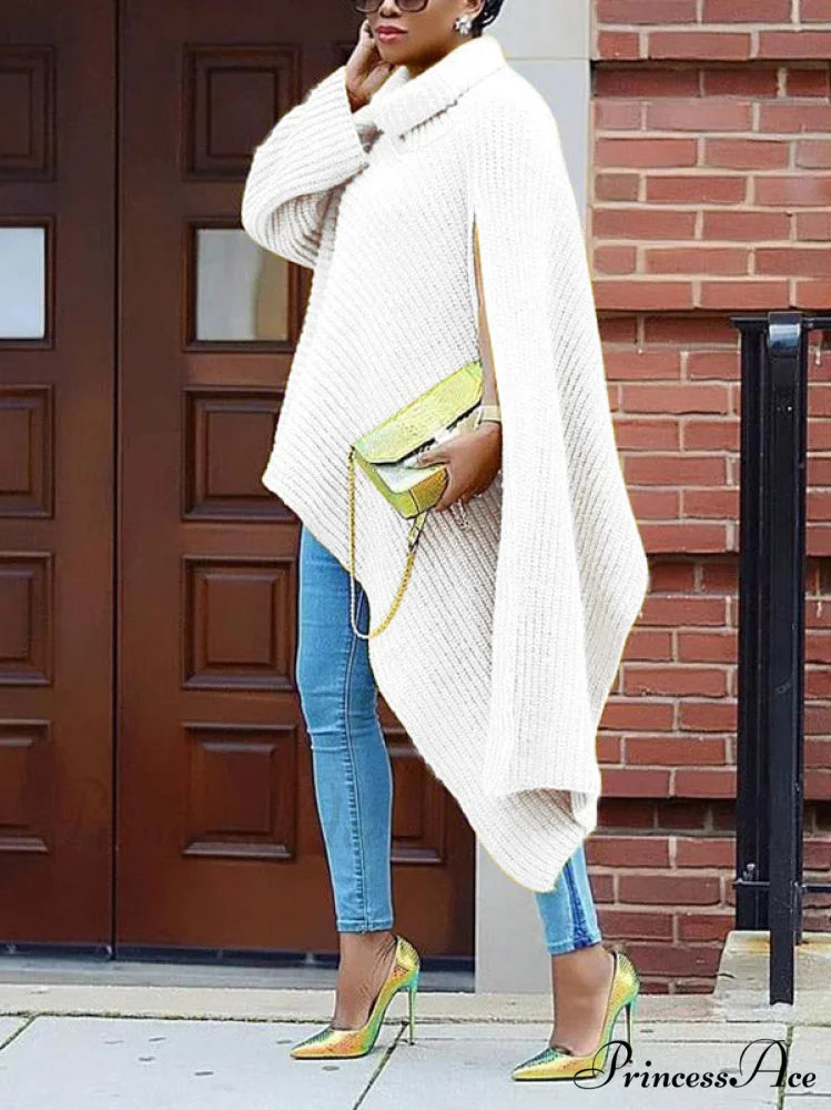 Knit Ruffle Graceful Sleeve Solid Tops - Image 12