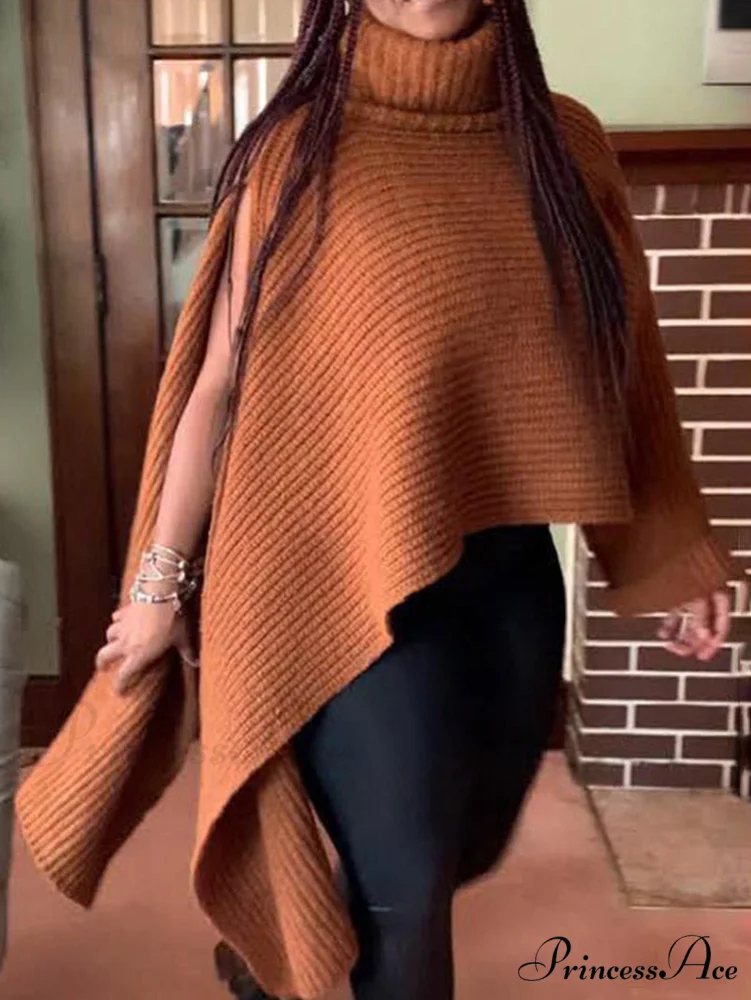 Knit Ruffle Graceful Sleeve Solid Tops - Image 9