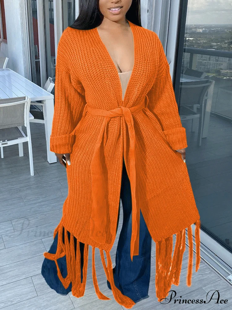 Knit Slit Graceful Turtleneck Sweaters - Image 18