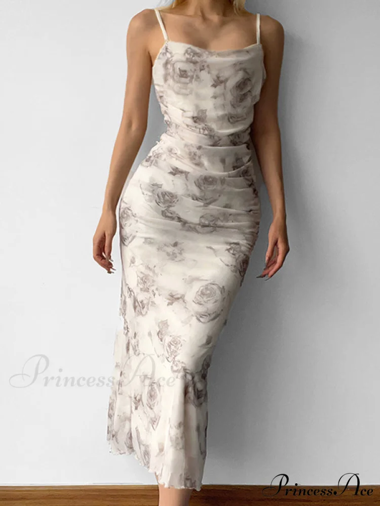 Back Slit Velvet Trendy Halter Maxi Dress - Image 3