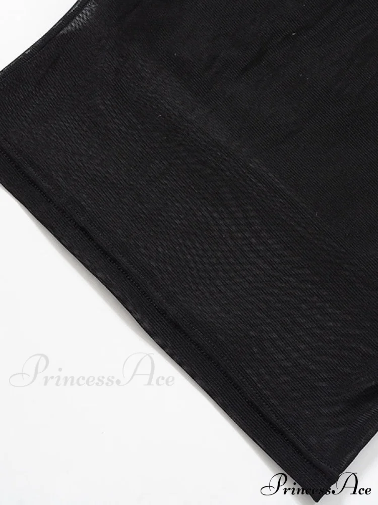 Black Off Shoulder Trendy Long Sleeve Mini Dress - Image 4