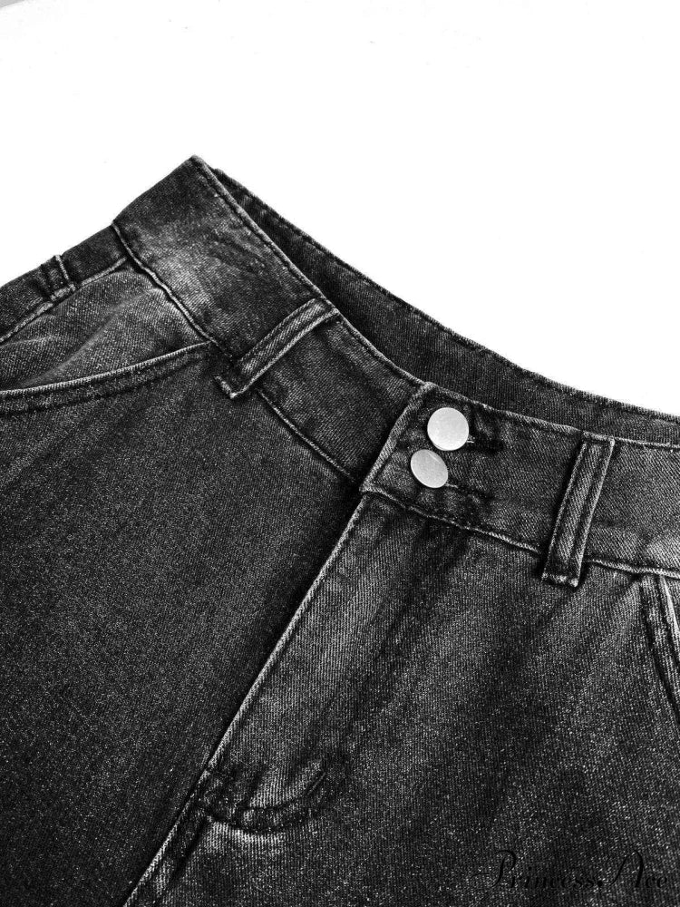 Bleached Painted Graceful Boyfriend Jeans - Image 12