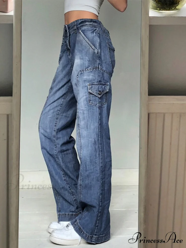 Bleached Painted Graceful Boyfriend Jeans - Image 2
