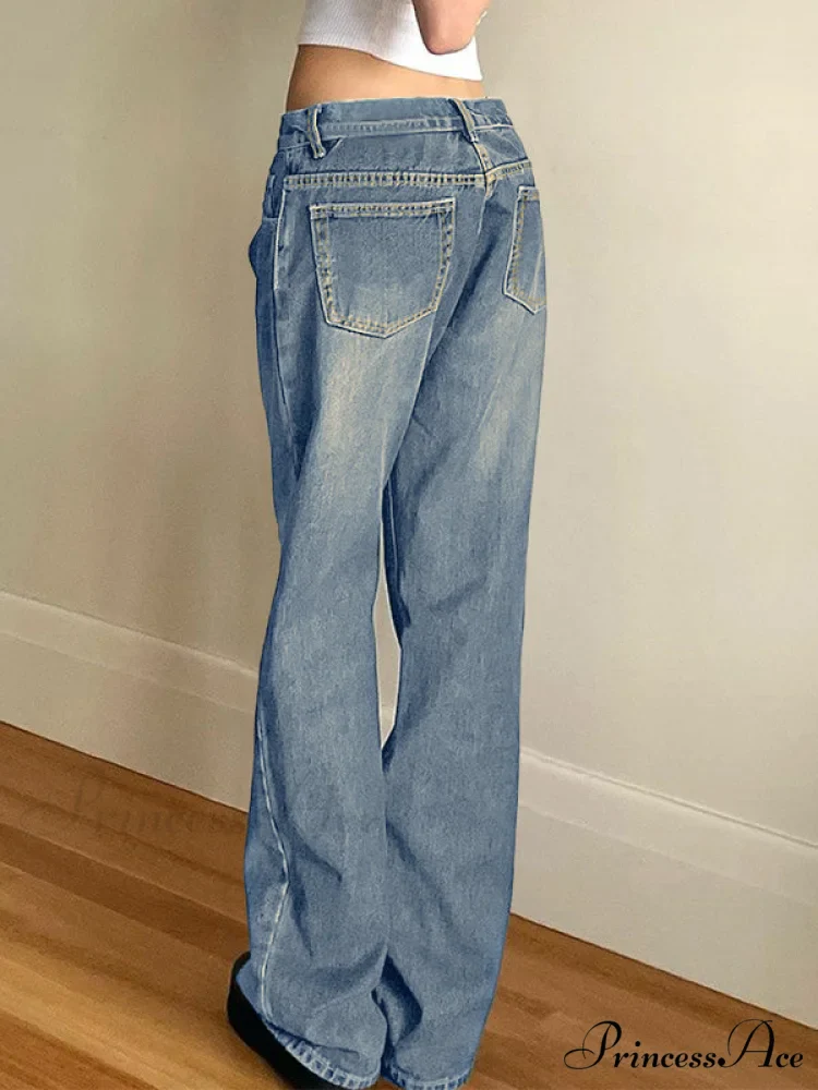 Blue Denim Graceful Cargo Mini Skirt - Image 2