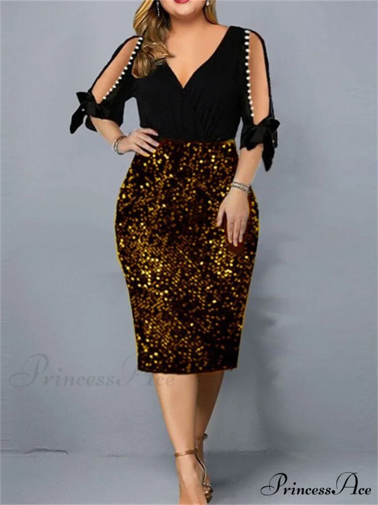 Cold Shoulder Graceful Striped Cropped Sweater - Image 2