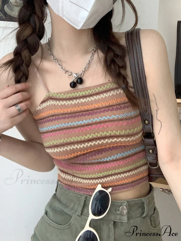 Color Block Graceful Striped Knit Sweater - Image 9