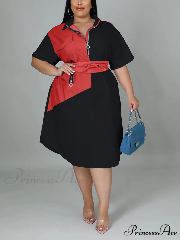 Color Block Zip Trendy Up Puffer Jacket - Image 6