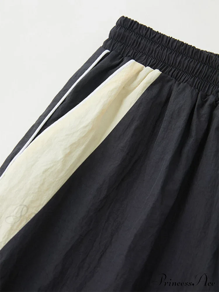 Contrast Paneled Graceful Corset Top - Image 6