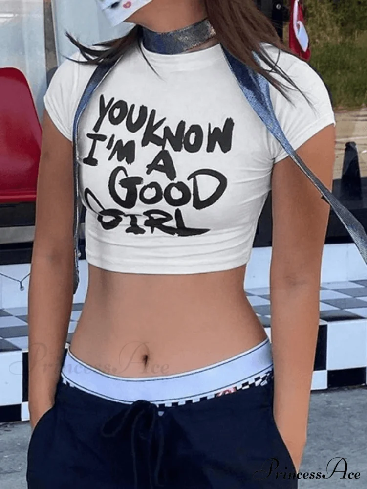 Contrast Short Sleeve Trendy Logo Graphic Oversized Tee - Image 3