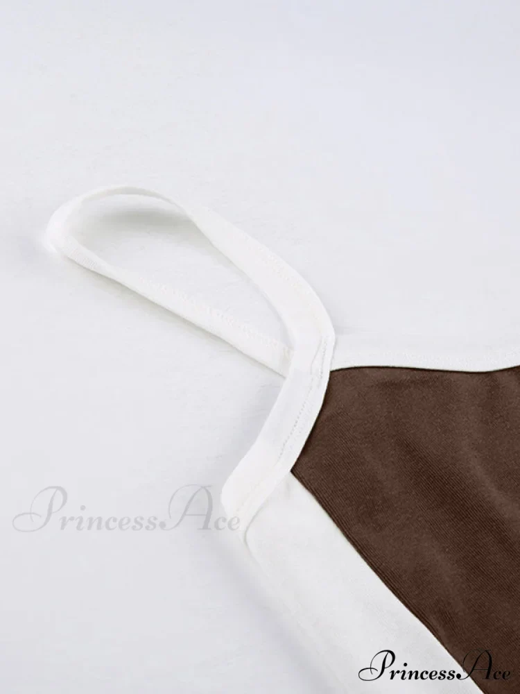 Contrast Trim Rib-Knit Trendy Crop Cami Top - Image 11