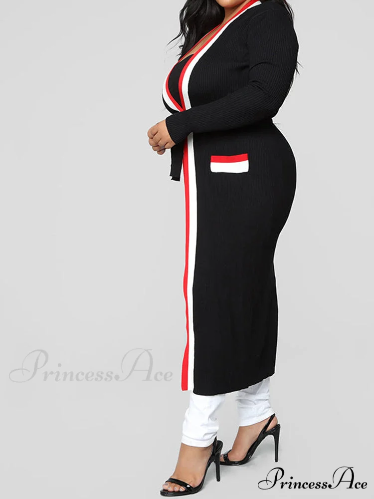 Contrast Waist Graceful Vintage Tailored Pants - Image 3