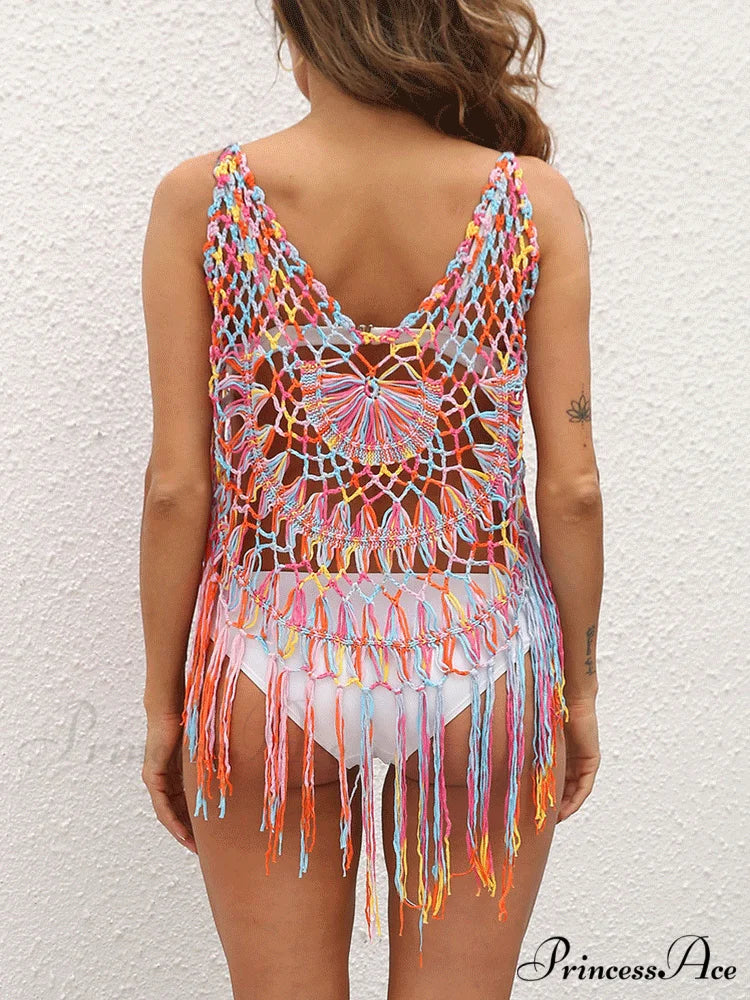 Crochet Open Graceful Knit Top - Image 3