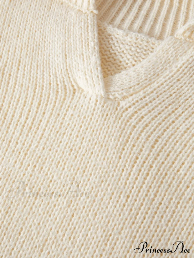 Cropped Flare Graceful Cuffs Mesh Blouse - Image 5