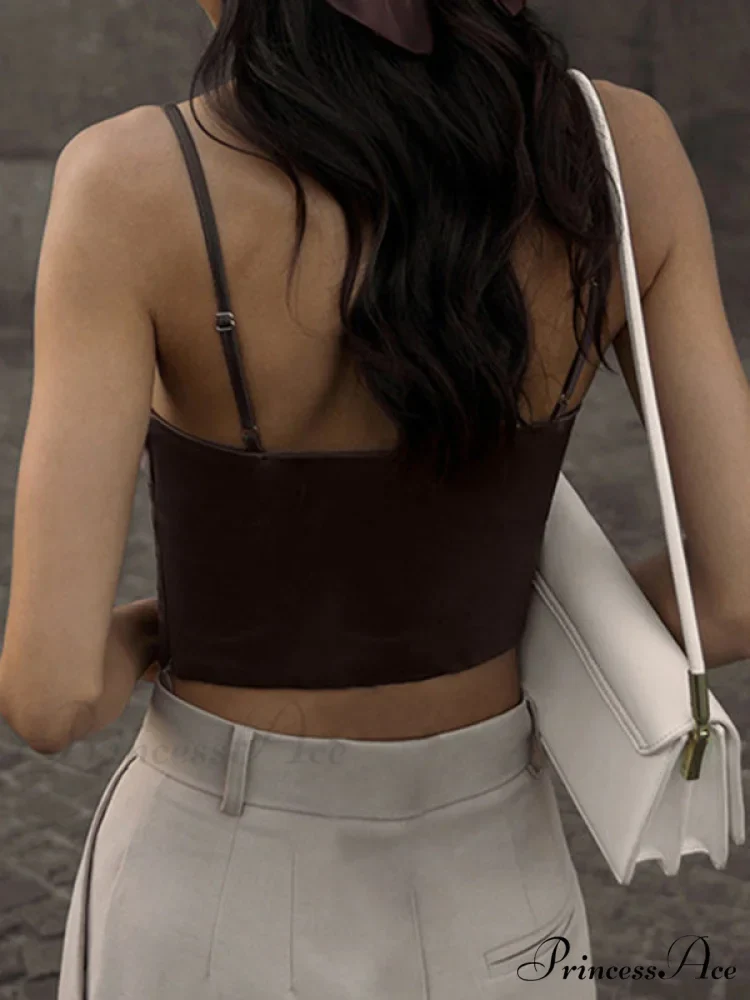 Cropped Sequin Graceful Halter Corset Top - Image 7