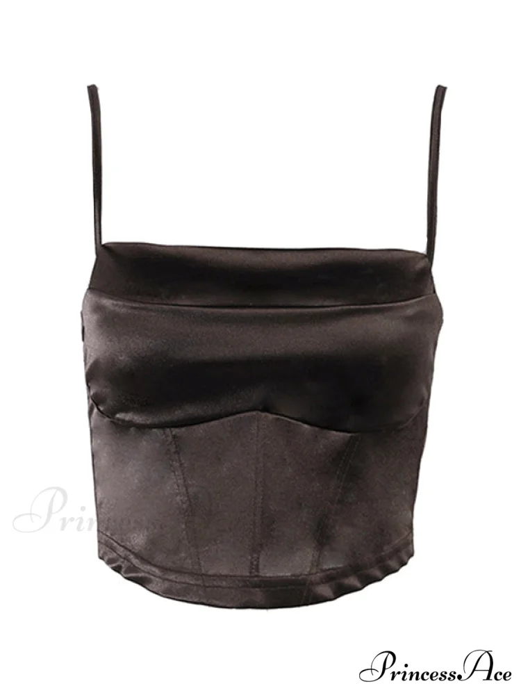 Cropped Sequin Graceful Halter Corset Top - Image 8