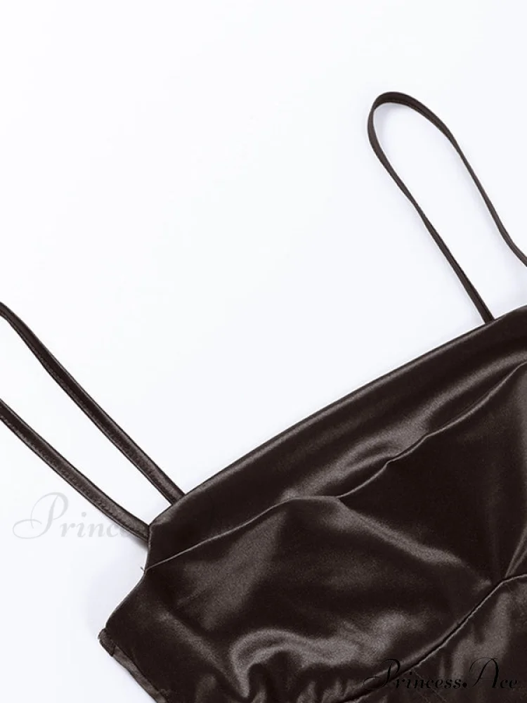 Cropped Sequin Graceful Halter Corset Top - Image 9