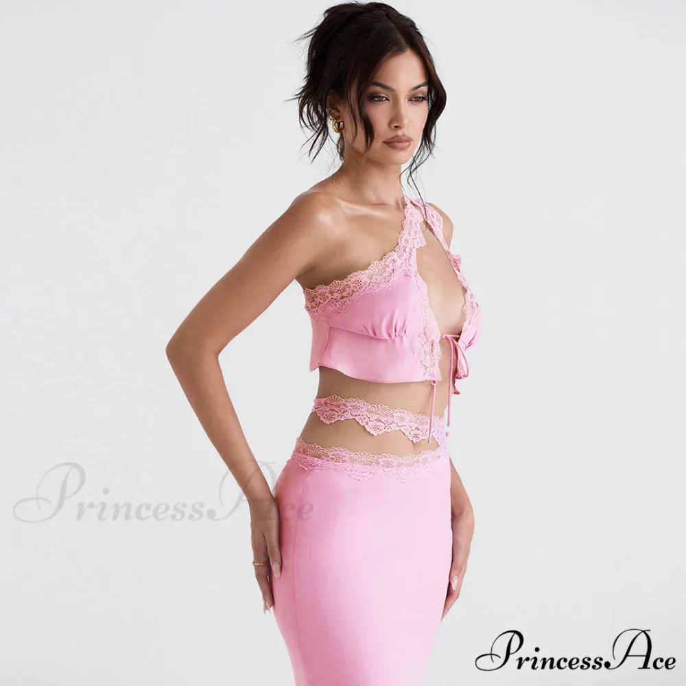 Cutout Tank Top Trendy & Mini Skirt Set - Image 2