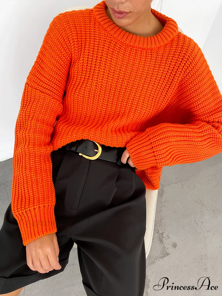 Knitted Solid Graceful Pocket Sweater Cardigan - Image 15