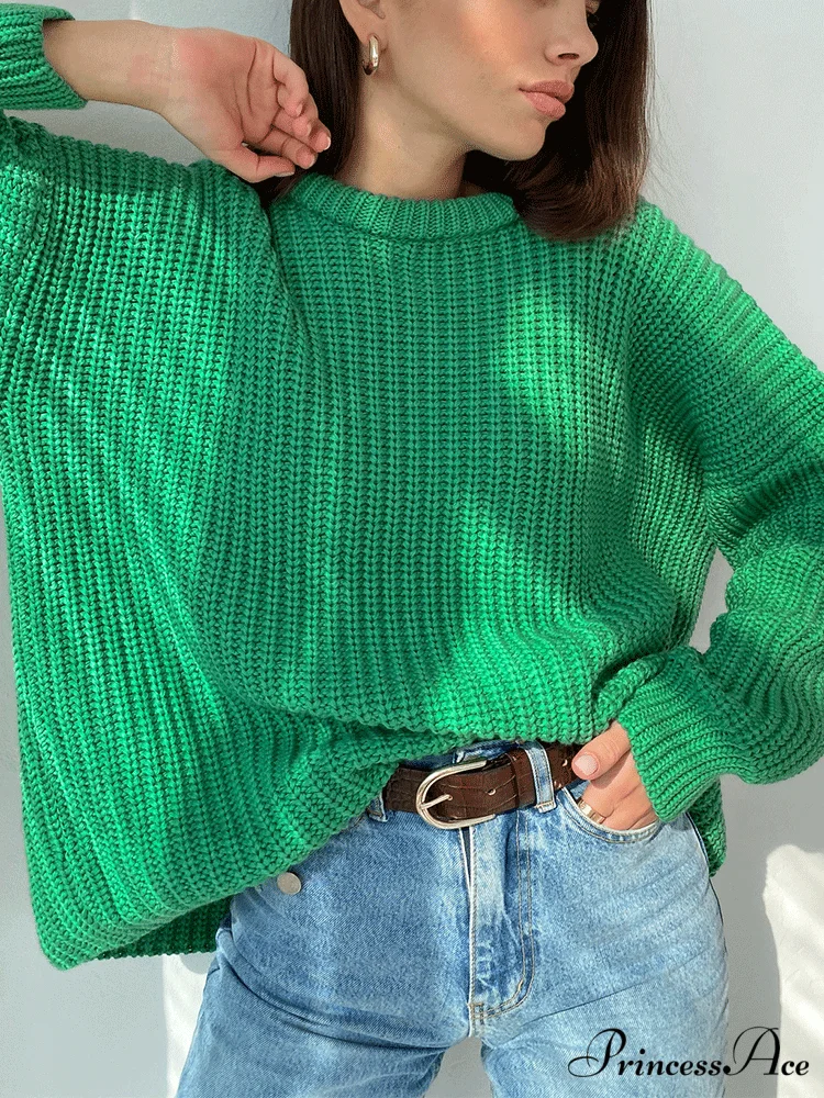 Knitted Solid Graceful Pocket Sweater Cardigan - Image 18