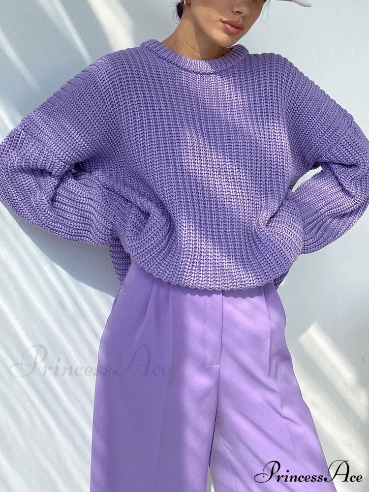 Knitted Solid Graceful Pocket Sweater Cardigan - Image 5
