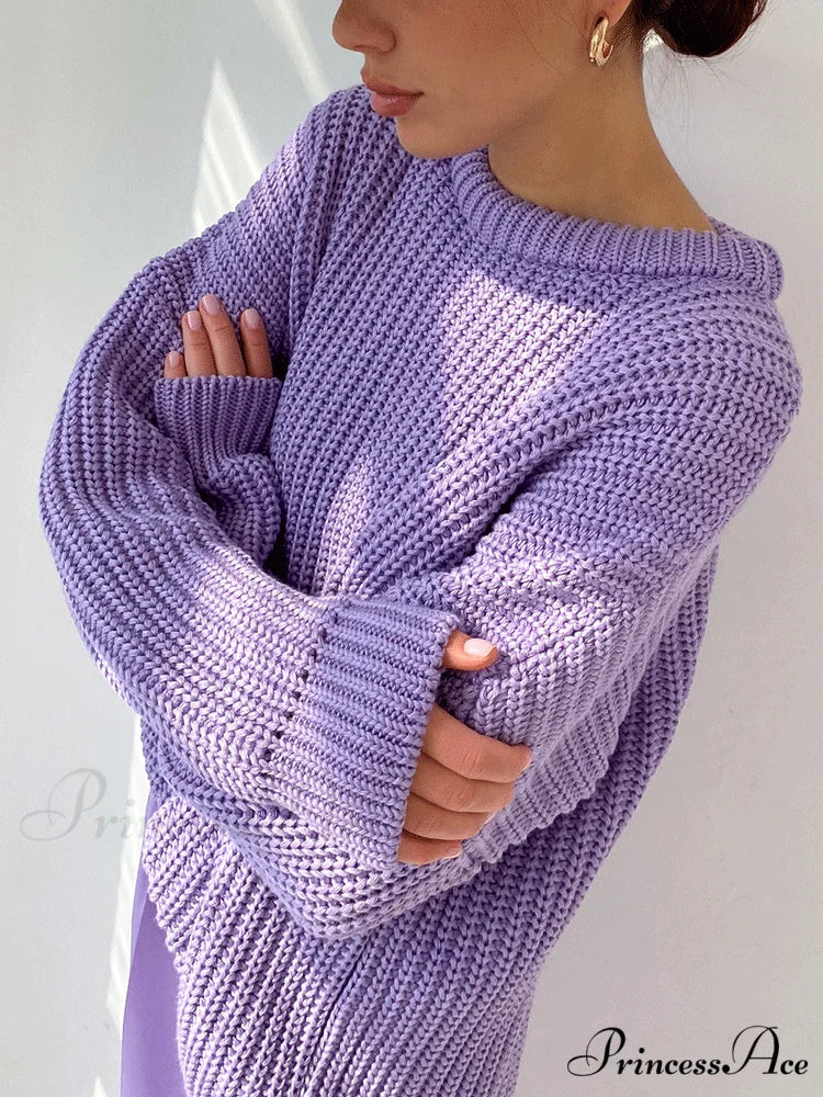Knitted Solid Graceful Pocket Sweater Cardigan - Image 6
