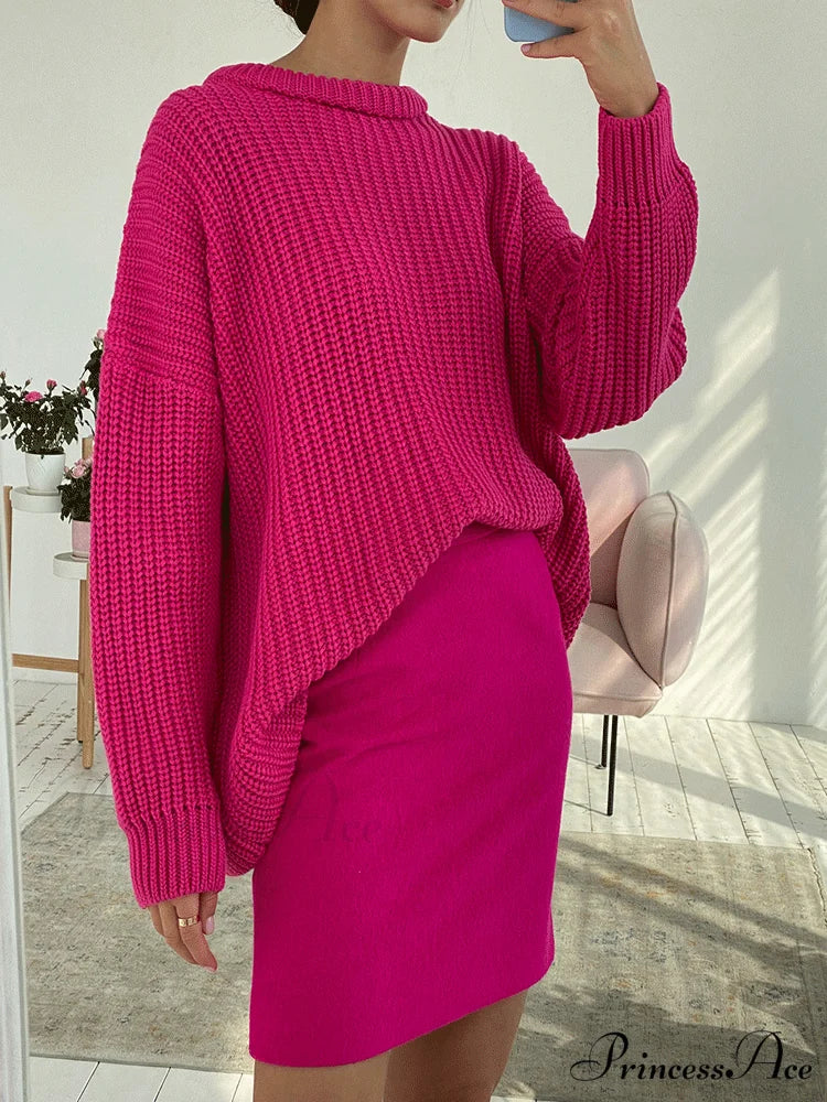 Knitted Solid Graceful Pocket Sweater Cardigan - Image 8
