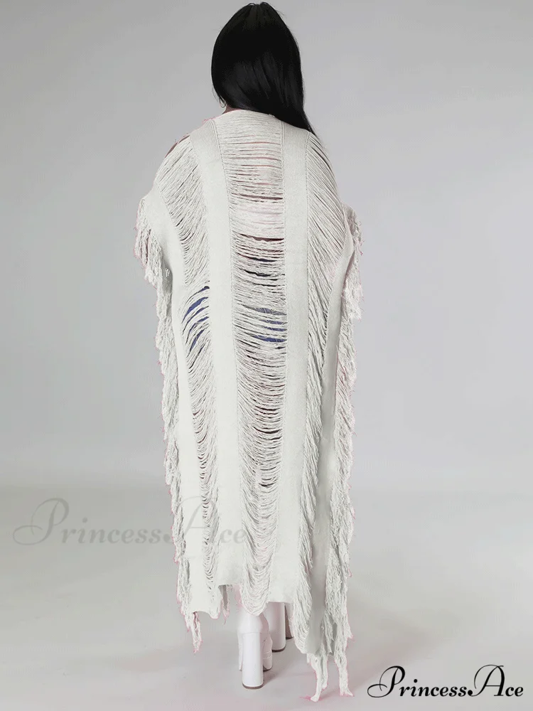 Knitted Charming Tassel Cardigan - Image 10
