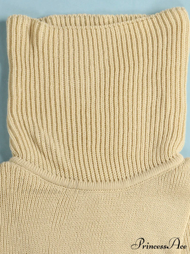 Knitted Tassels Graceful Ripped Long Cardigan - Image 8