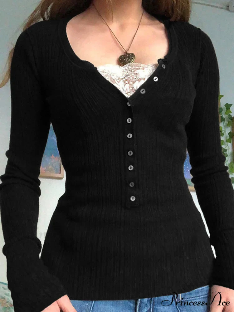 Lace Paneled Graceful Brown Tank Top - Image 16