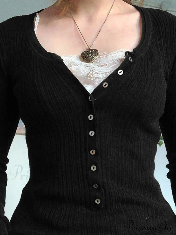 Lace Paneled Graceful Brown Tank Top - Image 9