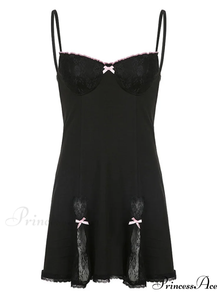 Lace Paneled Graceful Mesh Corset Top - Image 3