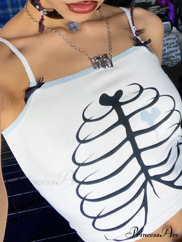 Lace Trim Ruffle Trendy Crop Tank Top - Image 3