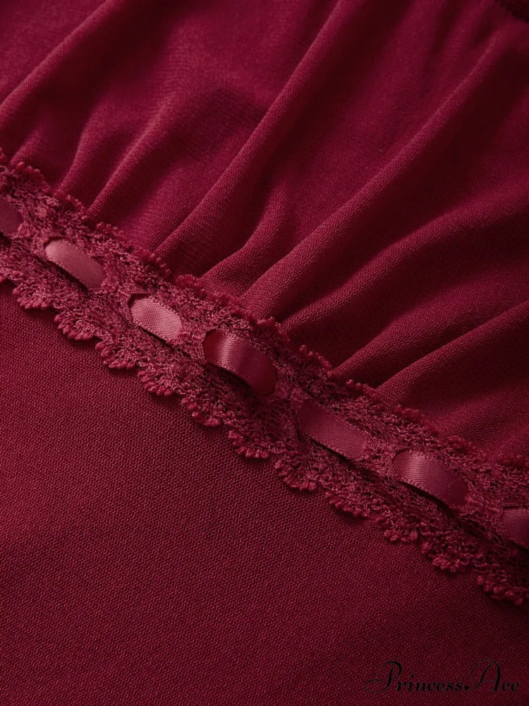Lace Trim Graceful Strapless Corset Top - Image 10