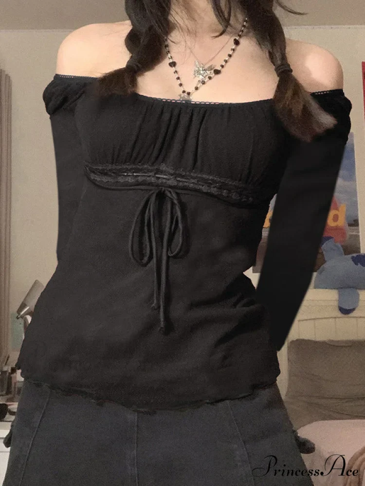 Lace Trim Graceful Strapless Corset Top - Image 2