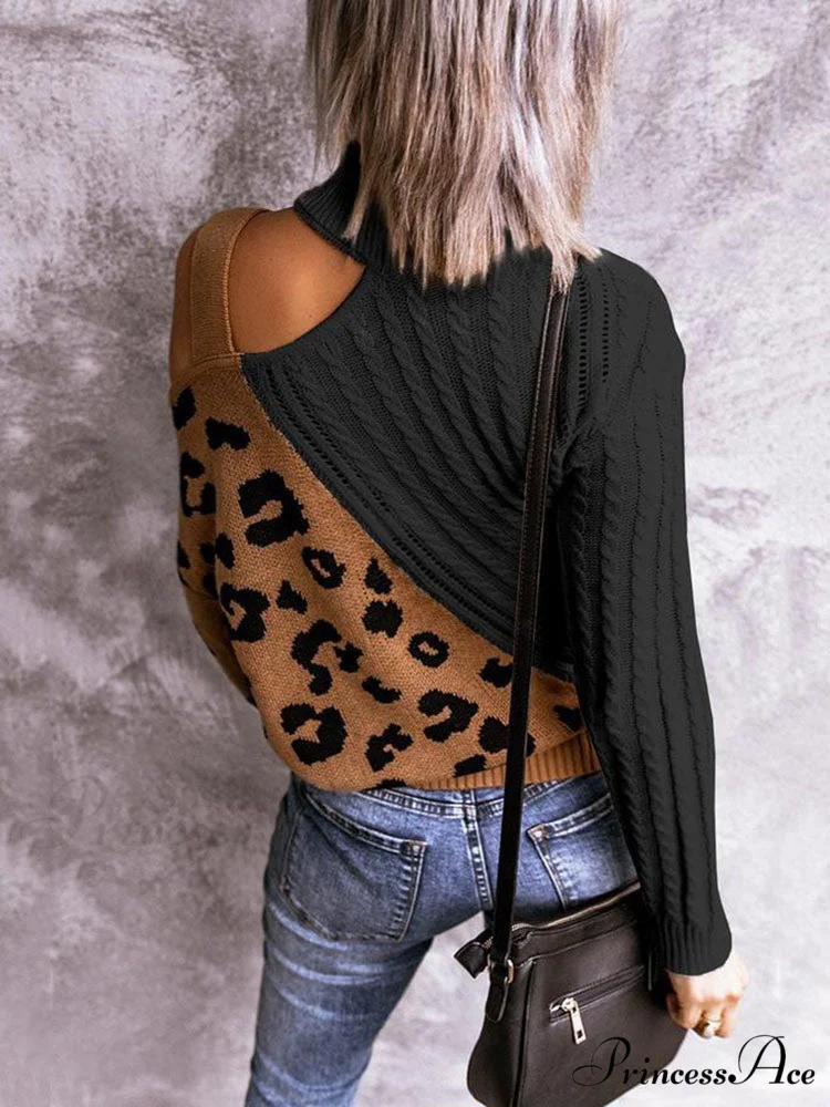 Leopard Print Graceful Crop Hoodie - Image 11