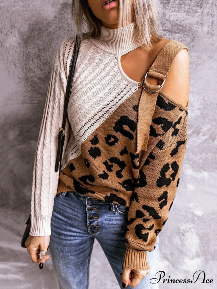 Leopard Print Graceful Crop Hoodie - Image 2