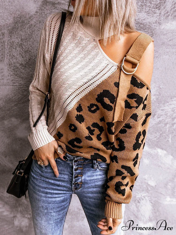 Leopard Print Graceful Crop Hoodie - Image 3