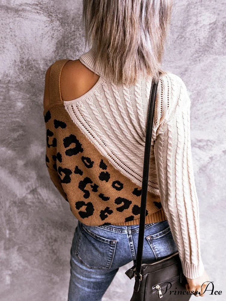 Leopard Print Graceful Crop Hoodie - Image 5